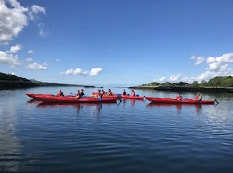 Boats on a lake