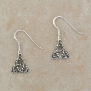 Celtic Trinity Earring Marcasite KS667.jpg