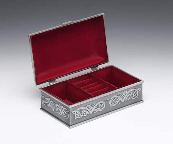 Irish Pewter Claddagh Jewellery Box .jpg