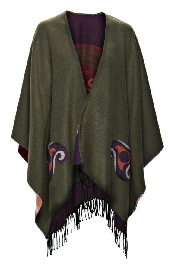 Moss Green Shawl with Tassles front.jpg
