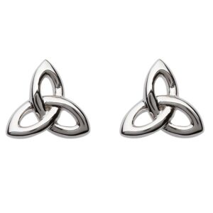 Silver Celtic Trinity Knot Stud Earrings.jpg