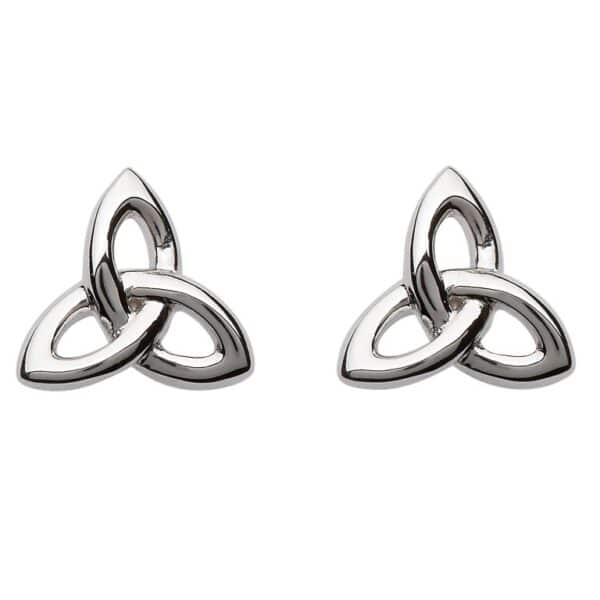 Silver Celtic Trinity Knot Stud Earrings.jpg