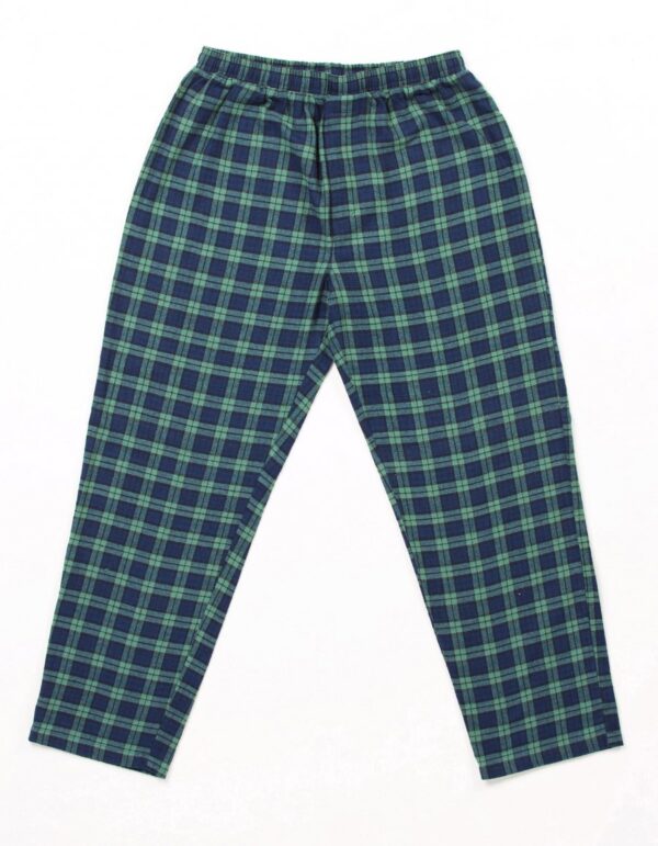 Womens Green Tartan Flannel Pajamas LV6 3.jpg